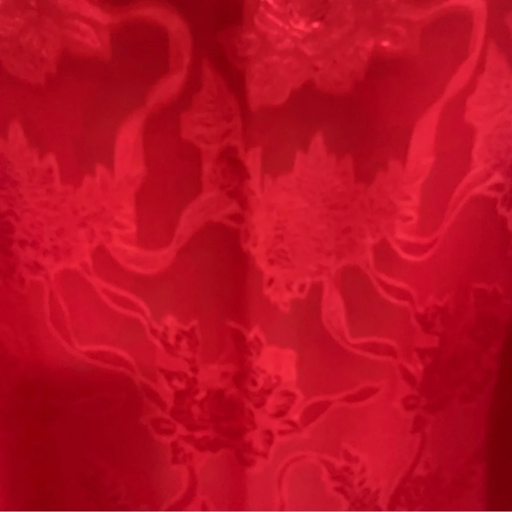 Victoria Secret Vintage Semi Sheer Floral Long Sleeve Blouse - Picture 3 of 13